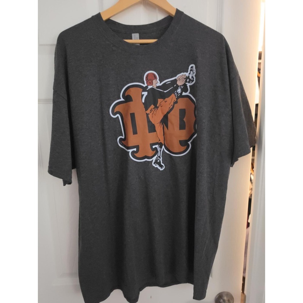 Notre Dame Fighting Irish Football Graphic T-Shirt Jerzees Tri-Blend 2XL XXL... - Picture 2 of 4